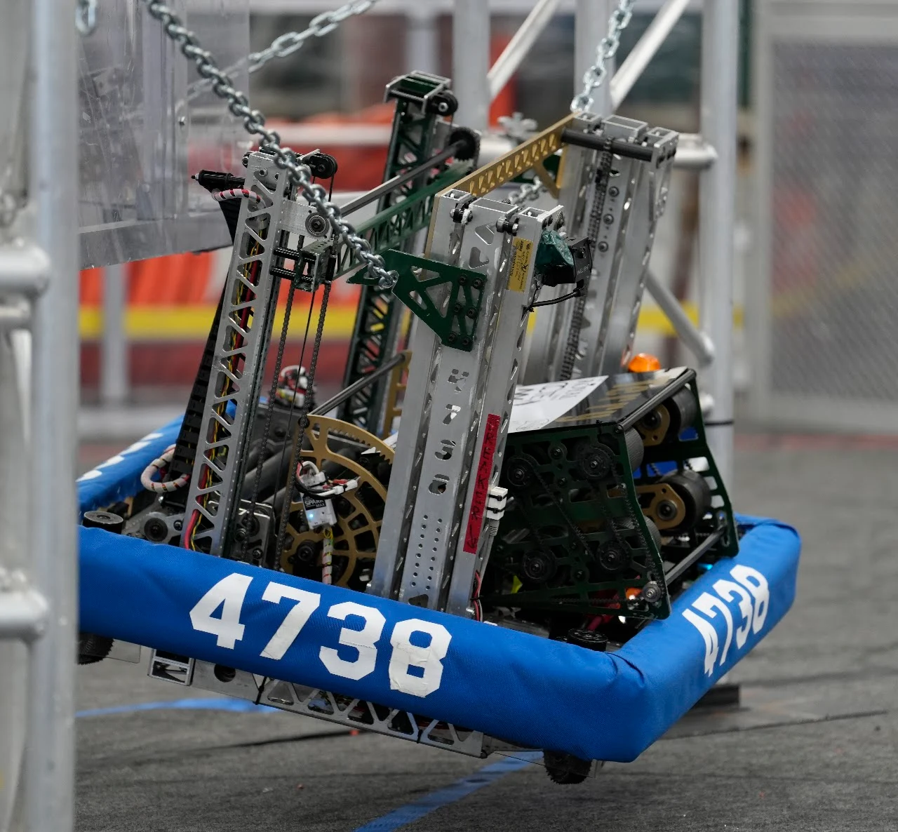 Terry with its climbing mechanism extended